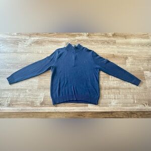 Polo Ralph Lauren Men's Cotton Quarter-Zip Sweater